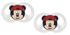 Tigex  Soft Touch Friends fopspeen | siliconen fopspeen | Disney Mickey | 2 stuks