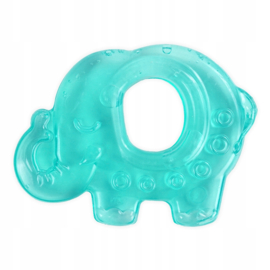AKUKU Koelbijtring met Ice gel, 3+ m olifant blauw