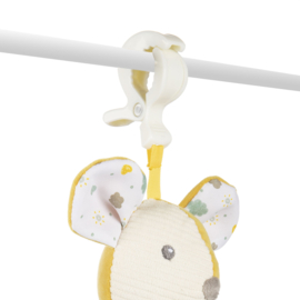 Canpol babies Mouse Knuffel voor baby's met bijtringen- 0m+,  hoogte: 34 cm