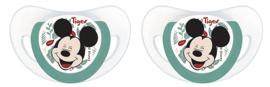 Tigex  fopspen, 2 stuks, Disney baby Mickey - groen