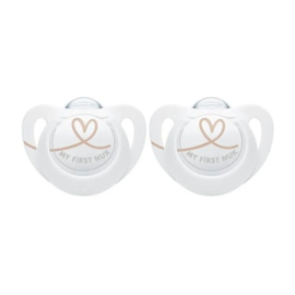 NUK  Expert |  Siliconen fopspenen  | 0-2  maanden |  2st. set |