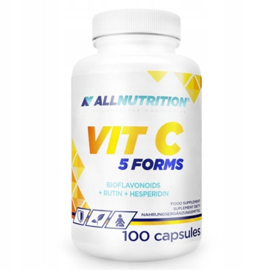 ALLNUTRITION | Vitamine C 5 Forms – 500mg | 100 capsules | Immuniteit & Collageen Supplement met Bioflavonoïden |