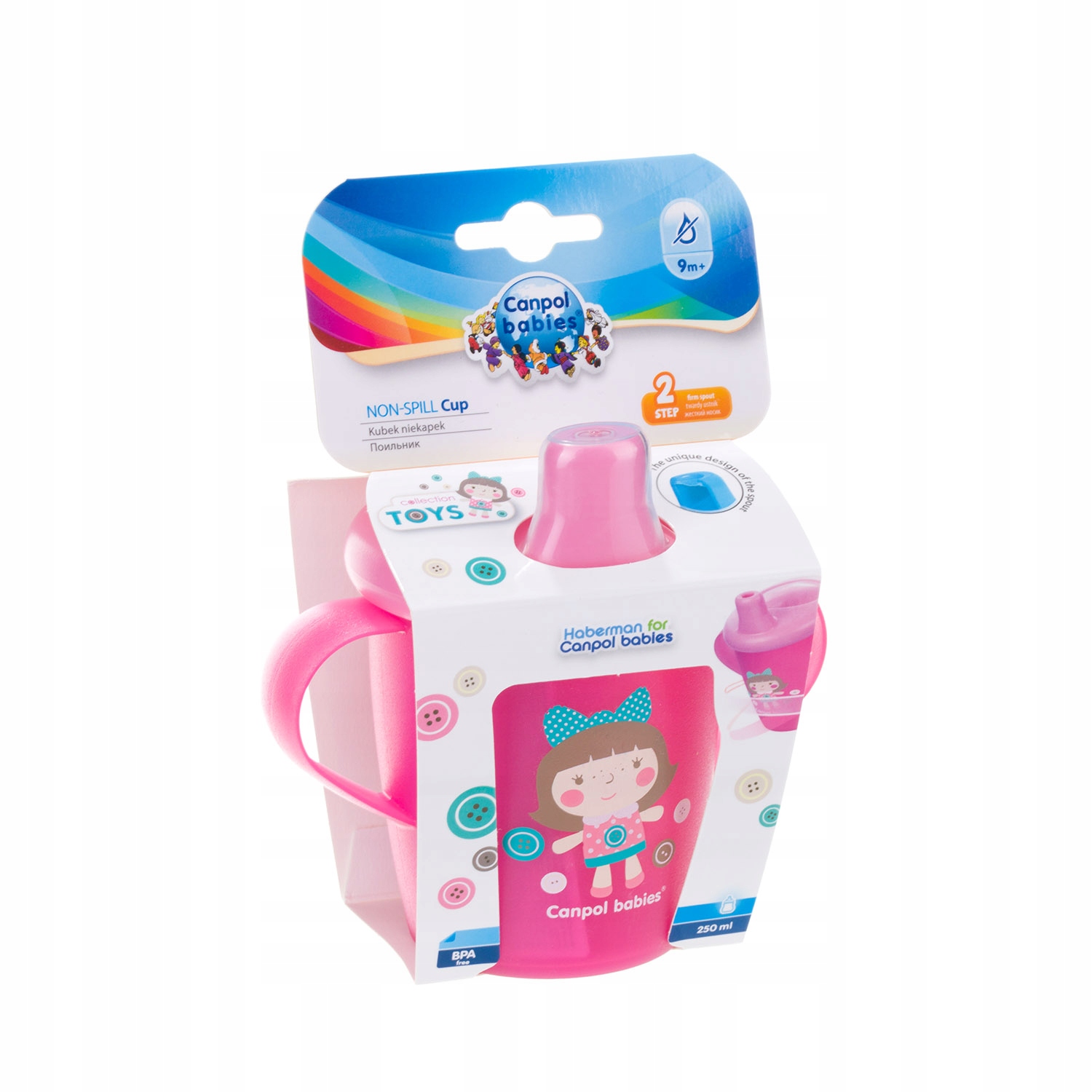 Canpol babies TOYS Antilekbeker Hard 250ml , 9m+