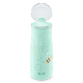 Nuk Mini-Me Sip Cup drinkfles - met bijtvaste drinkdeksel 300 ml - Bij - Mint-