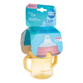 Canpol Babies | babybeker met siliconen tuit | FirstCup | 150ml