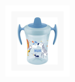 Nuk Fles Evolution Trainer Cup blauw, 230ml, 6 m+