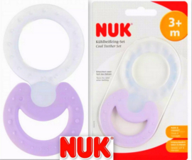 NUK – Koelende bijtring met verzachtende werking- 3m+