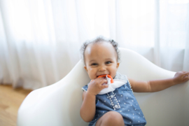 Dr Brown's - Slabetje Met Bijtring - Baby slabbetjes bandana stijl