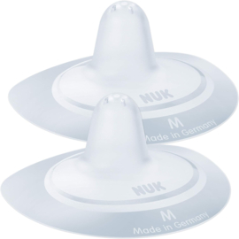 Nuk |  Chest Hat | Borstschild | Including Protective Box | 2 Pieces | Size M | Transparent |