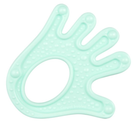 Canpol Babies |  transparante elastische bijtring |  3m+ |  turkoois- groen |