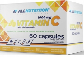 ALLNUTRITION  | Vitamine C 1000mg – 60 capsules | Hoge Dosis Supplement voor Immuniteit, Collageen & Antioxidant |