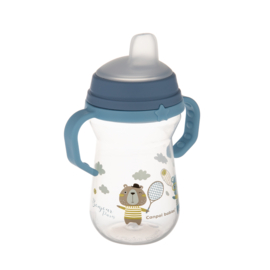 Canpol Babies | BONJOUR PARIS |   babybeker met siliconen tuit  | First Cup |  250ml | 6 m+