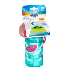 Canpol Babies | bidon met opvouwbare siliconen buis | 400ml | So Sweet | roze