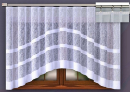 Lore jacquard vitrage -  Gordijn 320 x 180 cm - Curtains - Jacquardgordijnen-
