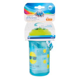 Canpol  Babies | bidon met opvouwbare siliconen buis | 400ml | So Cool | geel