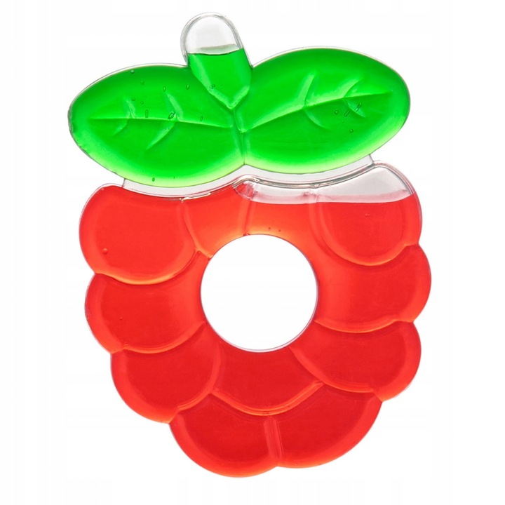 Canpol Babies framboos grote waterbijtring voor baby's - 3m+