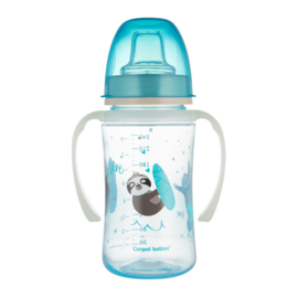 Canpol Babies  | EasyStart | Siliconen Trainingsbeker |  240ml | PP |  EXOTISCHE DIEREN |  blauw