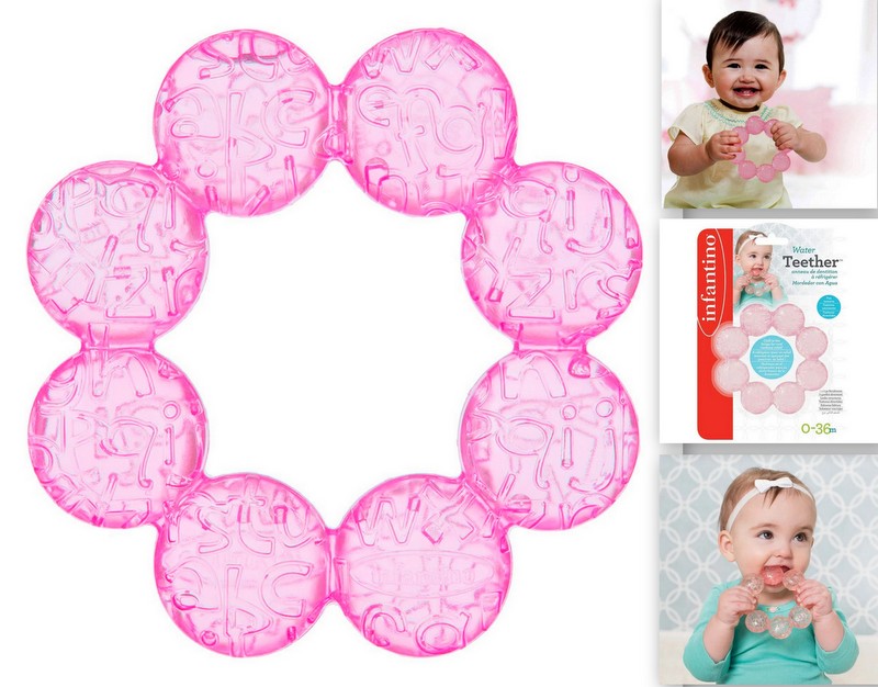 Infantino |  Roze  Waterbijtring | 0-36 m|