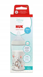 NUK Perfect Match Babyfles 260 ml – Siliconen Speen M – 3m+ – Disney Tijgertje