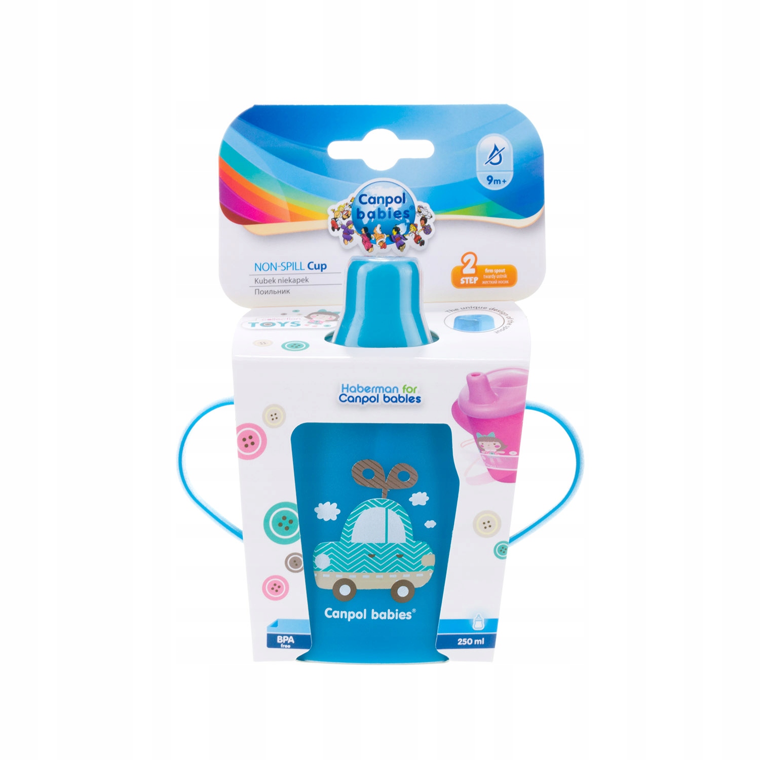 Canpol babies TOYS Antilekbeker Hard 250ml , 9m+