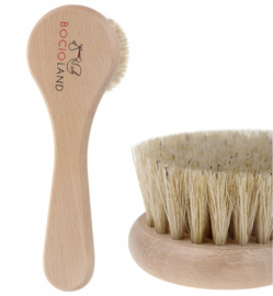 Bocioland -  Houten Haarborstel - natuurlijke borstelharen - 14 cm