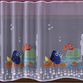 Wisan  jacquard vitrage Gordijn 200 x 160 cm Geschilderd jacquardgordijn  voor kinderen