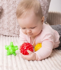 Tullo Sensorische textuurballen - Set van 3- 0m+