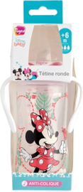 Tigex |  Disney Minnie | Flesjes met 3 versnellingen en afneembare handgrepen | + 6 m |  300 ml,