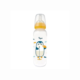 Tigex|   babyfles | 330 ml | Pinguïn | 6m+ | geel