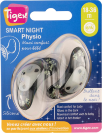 Tigex   fopspen, 2 stuks, Smart Night- Physio, panda