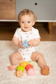 Tullo Sensorische ballen zonder gat- pastel -  Set van 8- 0m+ 0+ maanden
