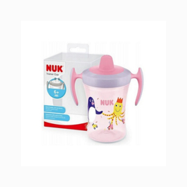 Nuk Fles Evolution Trainer Cup roze, 230ml, 6 m+