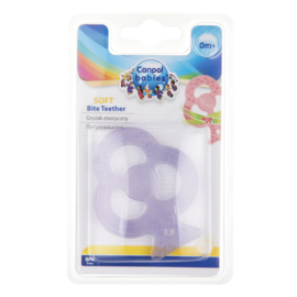 Canpol Babies |  transparante elastische bijtring | paars |