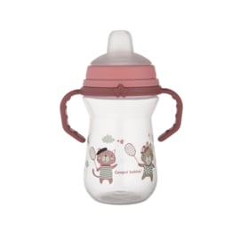 CanpolBabies |  babybeker  met siliconen tuit |  First Cup 250ml  | BONJOUR PARIS