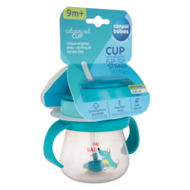 Canpol Babies  | Innovative Cup met Flip-top Rietje |  250ml |  9m+ |