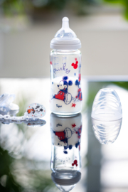 Tigex |  Glazen fles  |  3 SPEED |  240ml  | Disney Baby | Mickey Minnie| 0-6m |