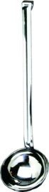 Opscheplepel naadloos rvs Ø11 cm 37 cm lang
