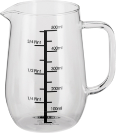 Stellar maatbeker glas 0,5 liter