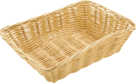 Broodmand rechthoekig rattan polypropyleen 23x15 cm