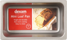 Dexam brood/cakevorm anti-aanbak 10x6,5x4 cm