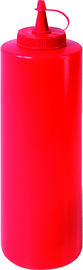 Knijpflacon 0,70 liter rood kunststof