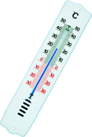 Koelcelthermometer wit kunststof -30+50:1℃
