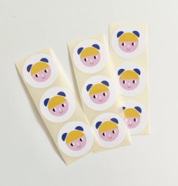 Sticker Smiley meisje