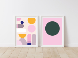 Abstract kleur poster