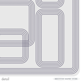 MOVEMENT | Midcentury Graphic Studio | Werk op aluminium mat wit