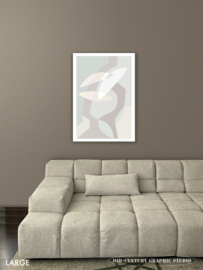 VIETNAM (green) | Midcentury Graphic Studio | Werk op aluminium mat wit