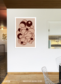 SOAP (pink) | Midcentury Graphic Studio | Werk op aluminium mat wit