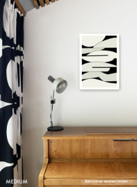 ALIGATOR (green) | Midcentury Graphic Studio | Werk op aluminium mat wit
