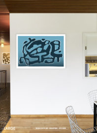 ARCHEOLOGY-2  | Midcentury Graphic Studio | Werk op aluminium mat wit
