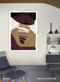 FISHERMAN | Midcentury Graphic Studio | Werk op aluminium mat wit